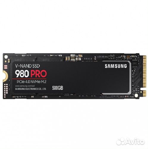 SSD накопитель Samsung SSD 500GB 980 PRO, V-nand 3