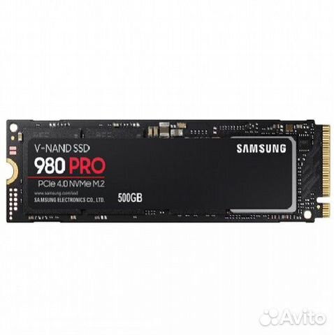 SSD накопитель Samsung SSD 500GB 980 PRO, V-nand 3