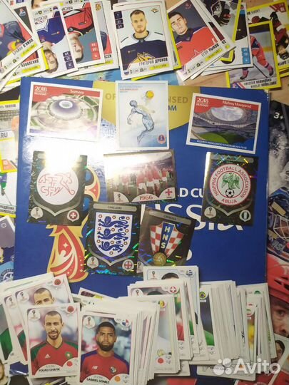Наклейки Panini (футбол и хоккей)