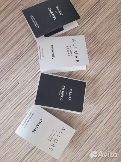 Chanel 2ml, Tom Ford 1,5ml