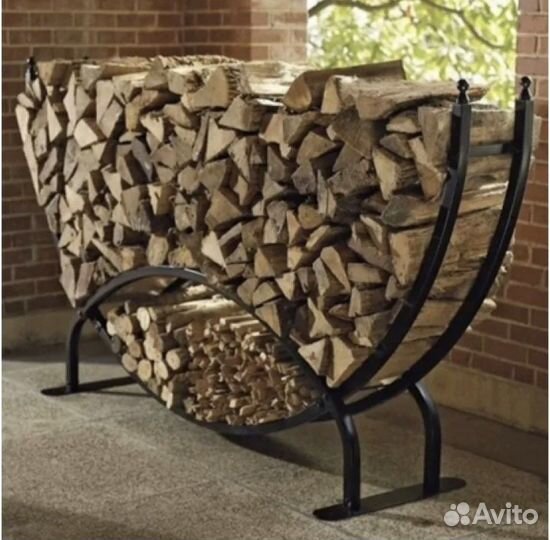 Металическая дровница