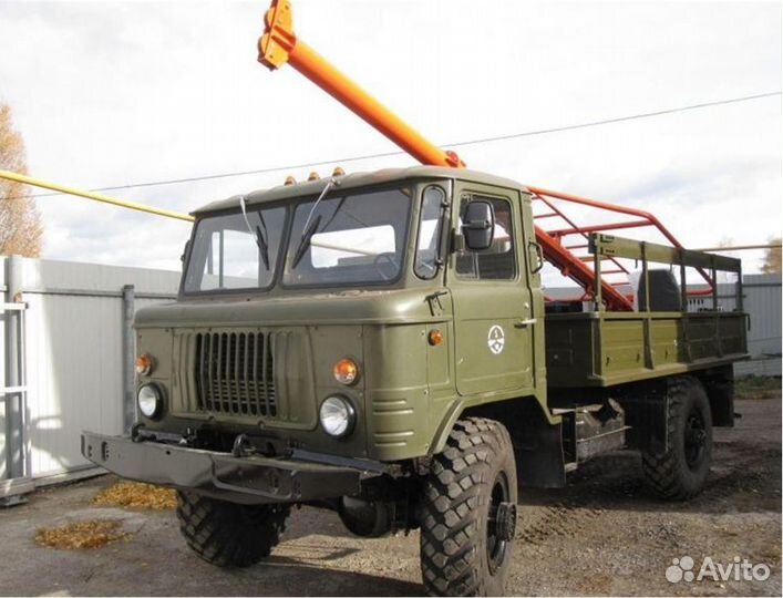 Услуги бурильно-крановой машины (бкм, ямобур)