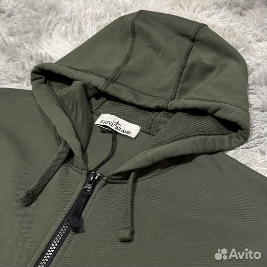 Зип-худи Stone Island Green