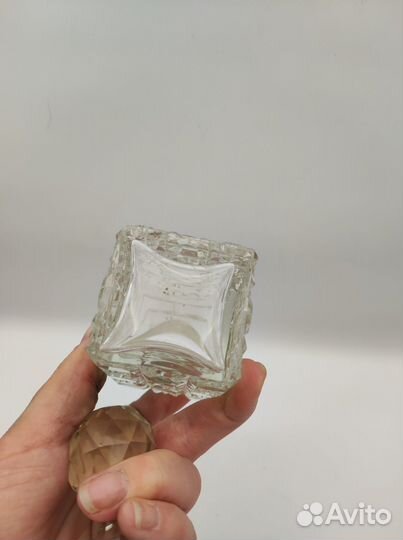 Флакон для духов, хрусталь, Туалетная баночка нач