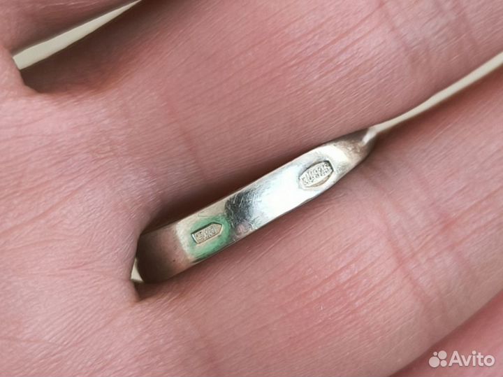 Серебряное кольцо СССР винтаж