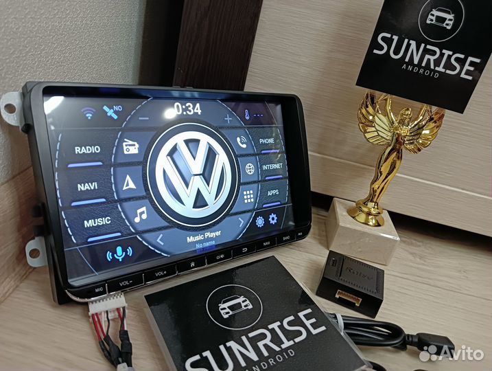 Магнитола Android Volkswagen Skoda