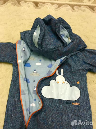 Комбинезон с ушками прогулочный