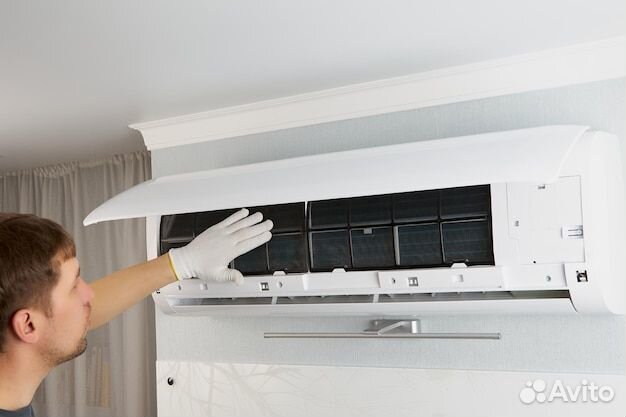 Чистка сплит систем, ремонт сплит систем, заправка