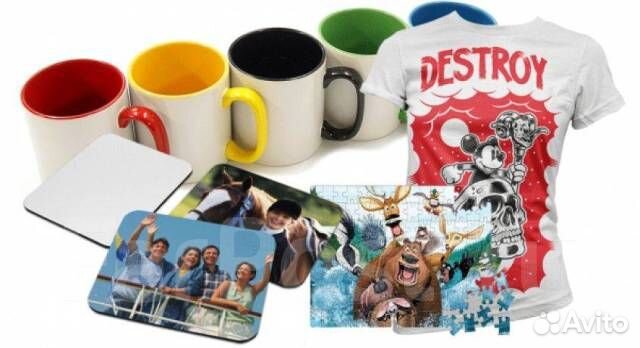 Фото на кружки, тарелки, футболки, пазлы, подушки