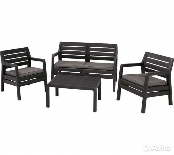 Мебель для сада delano SET коричневая