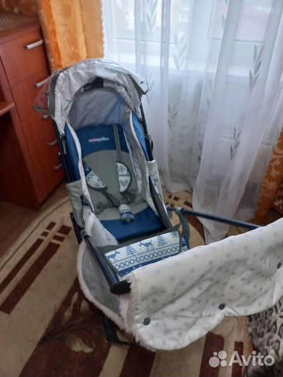 Детские санки коляска бу