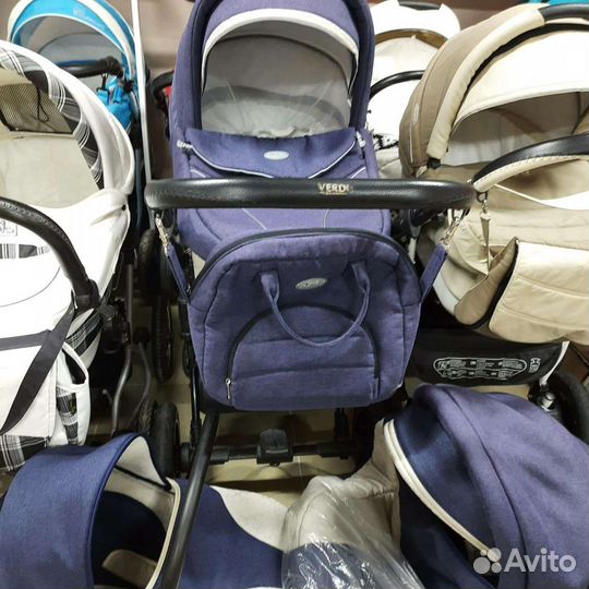 Коляска Verdi, zippy, indigo 3 в 1 поступление