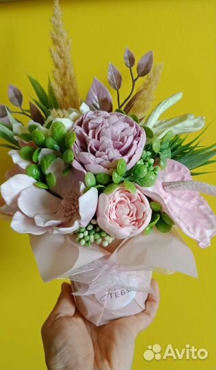 Букет мыльный