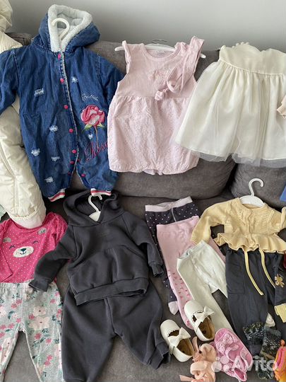 Огромный пакет детской одежды 62-74