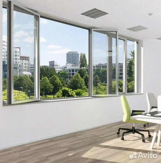 Алюминиевые окна в наличии