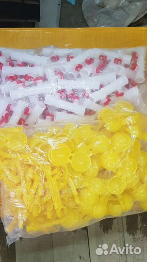 Комплект поилок 100 шт Двойные поилки