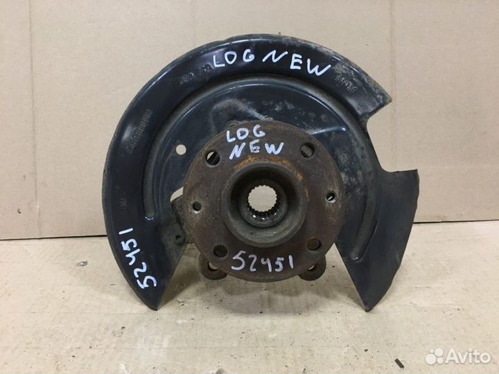 Кулак передний левый Renault Logan 1