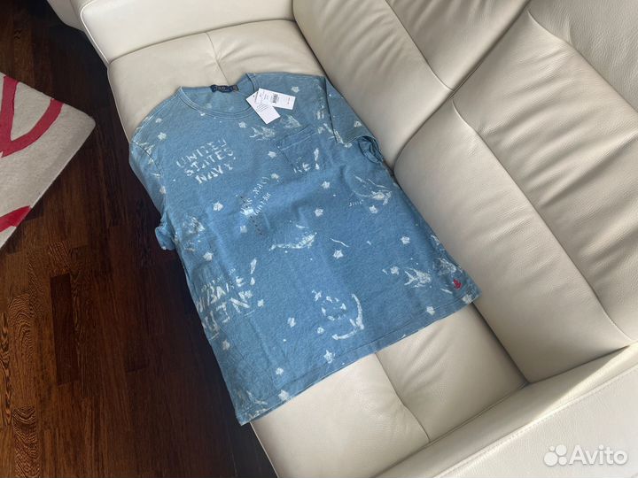 Футболка Polo Ralph Lauren U.S.Navy Оригинал (L)