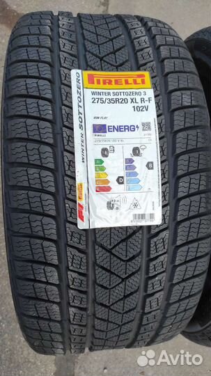 Pirelli Winter Sottozero 3 245/40 R20 и 275/35 R20