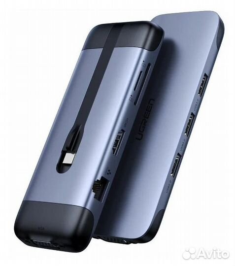 Хаб USB Ugreen CM286 USB-C Multifunction Adapter G