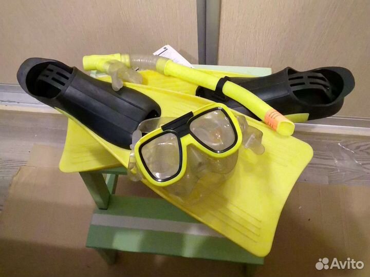 Набор для плавания ласты, маска, трубка