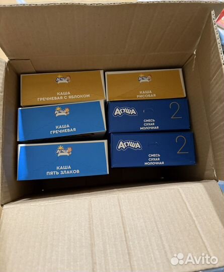 Каши и Смесь Агуша