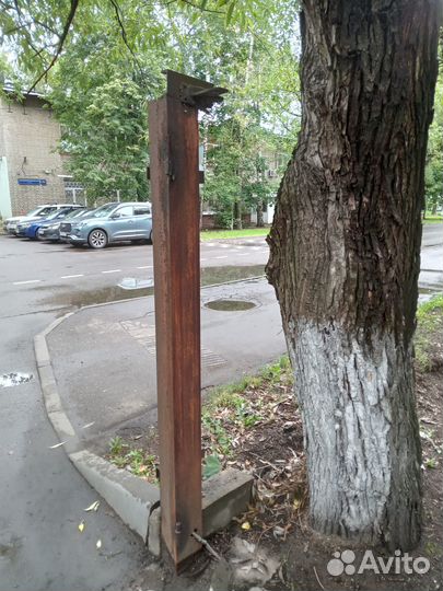 Ворота с калиткой распашные, полный комлект