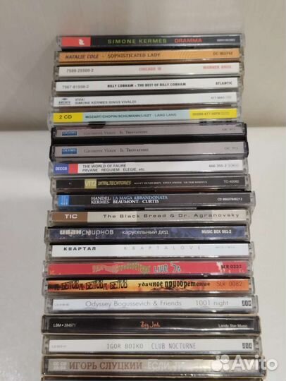 Фирменные компакт диски cd 30шт