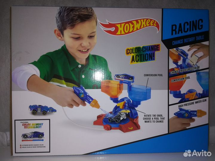 Трек хот вилс, машинка меняет цвет, 2703