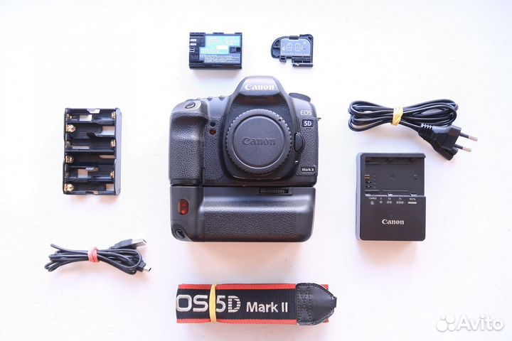 Фотоаппарат Canon 5d mark ii(пробег 75к) +бат руч