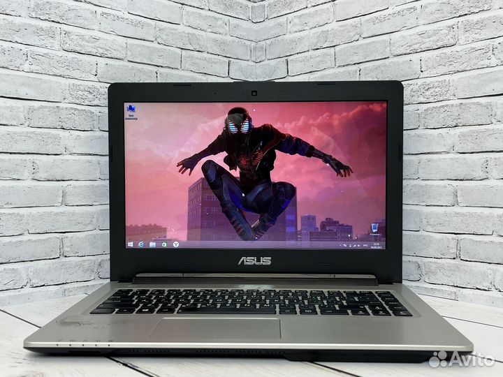 Алюминиевый ноутбук Asus i7/1000gb/8gb/гарантия