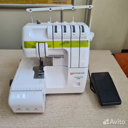 Швейная машинка оверлок Effektiv 1700x арт. 2724