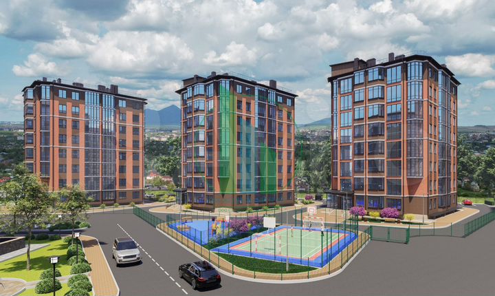 1-к. квартира, 42,4 м², 2/8 эт.