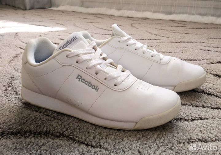 Кеды reebok белые 25.5 см