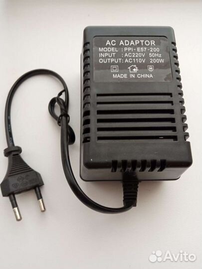 Понижающий трансформатор 220в 110в 200вт