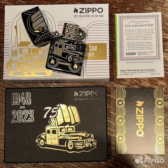 Zippo. Car. 75-th. Лимит 1/ 10000. coty 2023. NEW