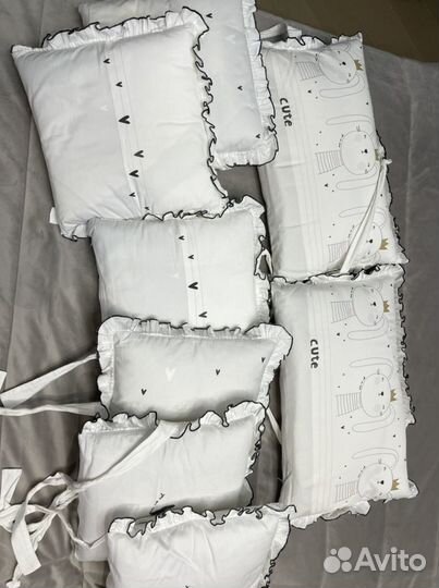 Бортики в детскую кроватку