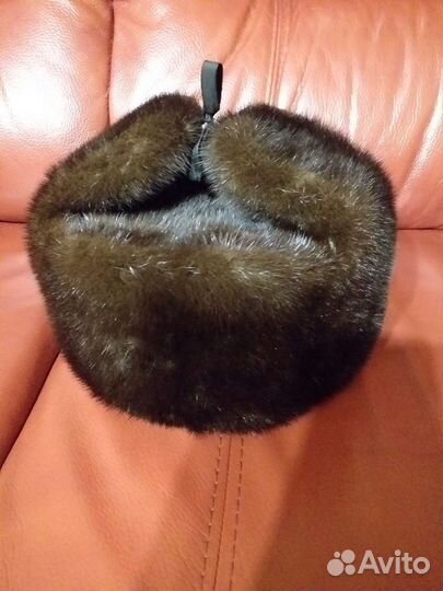 Норковая шапка мужская