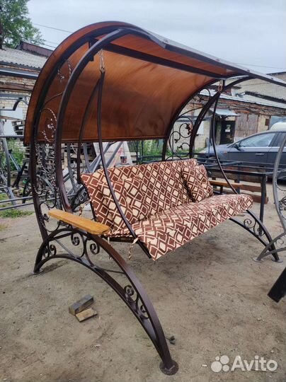 Садовые качели премиум