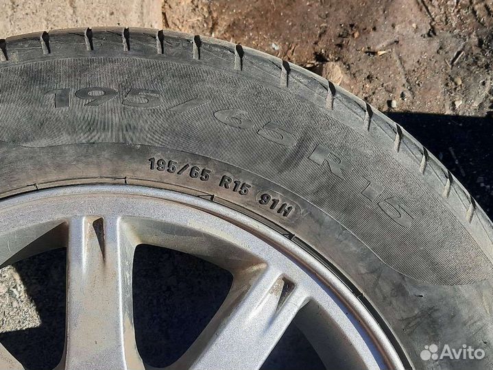 Литые диски r15 и резина