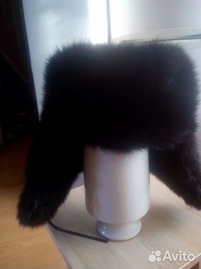 Шапка -ушанка зимняя американский сурок