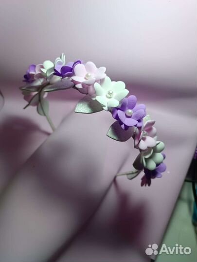 Ободки ручной работы, цветы