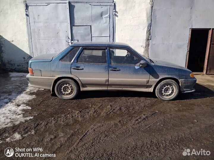 ВАЗ 2115 Samara 1.5 МТ, 2005, битый, 200 000 км