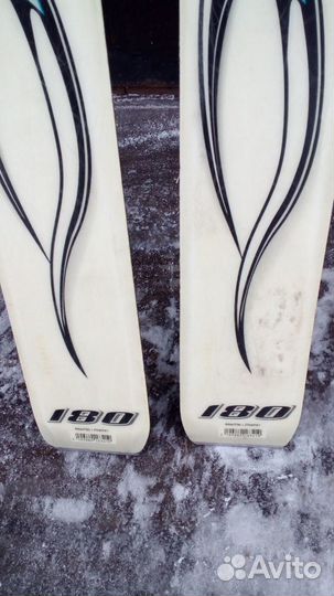 Лыжи горные с креплениями