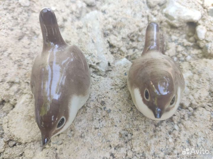 Фарфор. Солонка и перечница