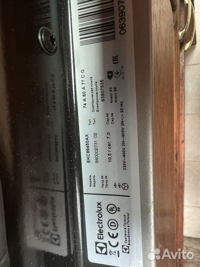 Электрическая плита Electrolux EKC 96450 AX