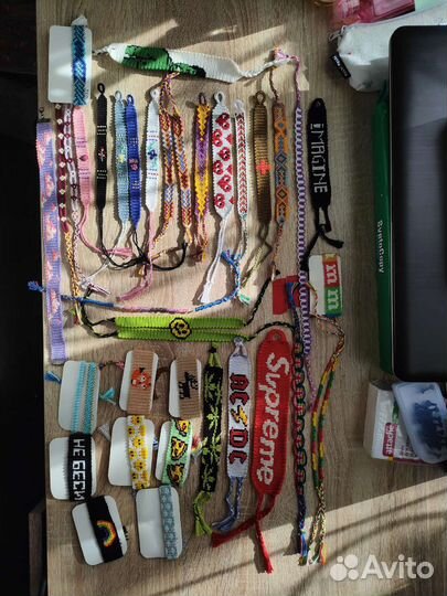 Фенечка браслет украшение ручной работы из мулине