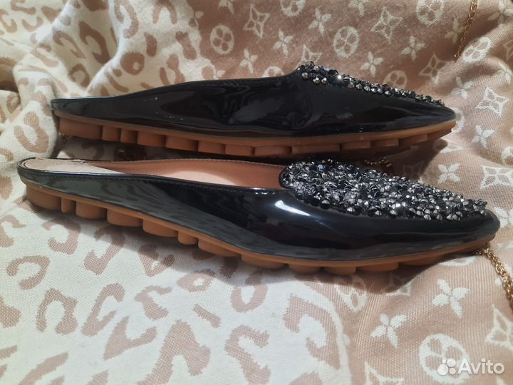 Туфли женские с открытой пяткой 37 - 37,5