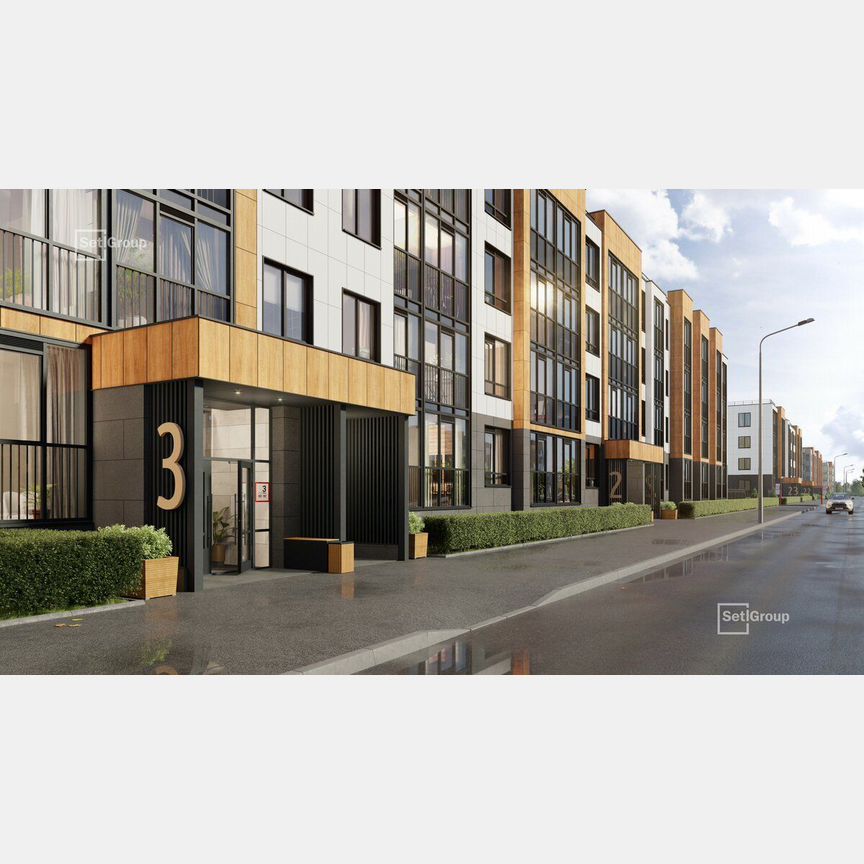 2-к. квартира, 54,2 м², 1/4 эт.