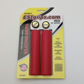 Грипсы силиконовые ESI grips Chunky red